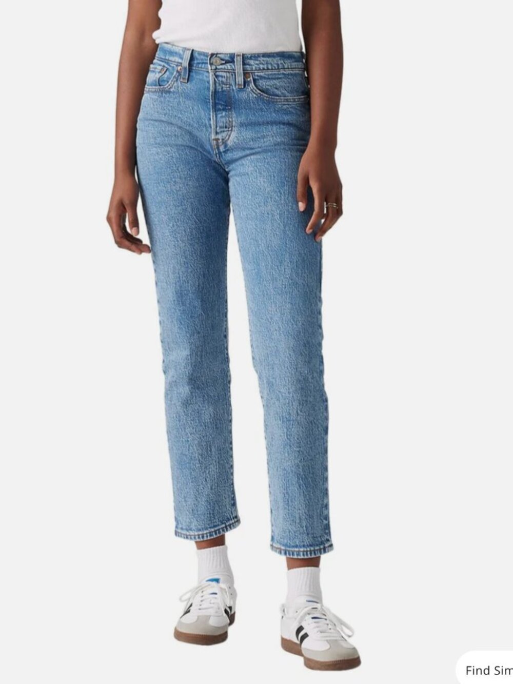 NWT! Levi's Wedgie Straight Jeans in Space to Think, 25W x 26L